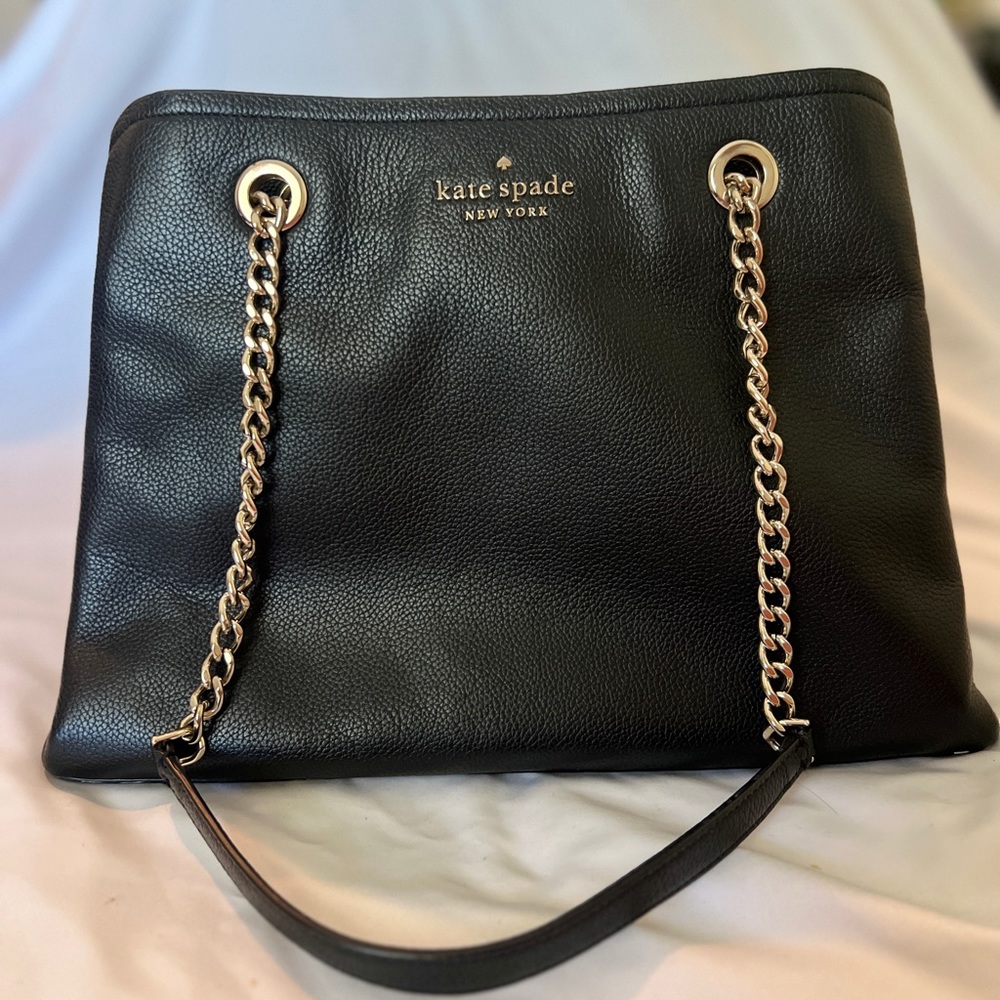 Kate Spade Jordan, Large Hand Chain Shoulder Bag - Black